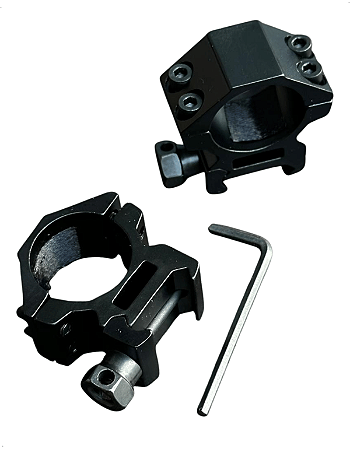 Discovery Suporte Mount Baixo Reforçado Tubo25mm Trilho 22mm