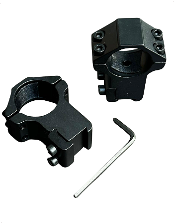 Discovery Suporte Mount Alto Reforçado Tubo 25mm Trilho 11mm