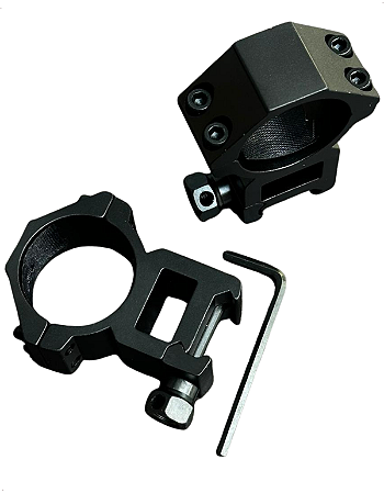 Discovery Suporte Mount Alto Reforçado Tubo 30mm Trilho 22mm