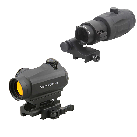 Mira Red Dot Gen 2 1x22 + Lupa Magnifier Vector Optics 3x26