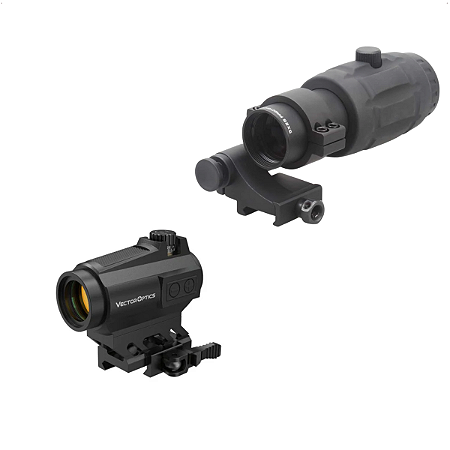 Red Dot Gen 2 Plus Solar 1x22 + Lupa Magnifier Vector 3x26