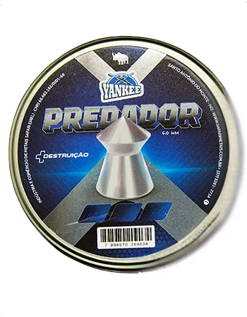 Chumbinho Yankee Predador 6,0mm Destruição 100un