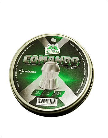 Chumbinho Yankee Comando 4,5mm Potência 200un