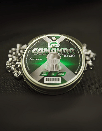 Chumbinho Yankee Comando 5,5mm Potência 125un