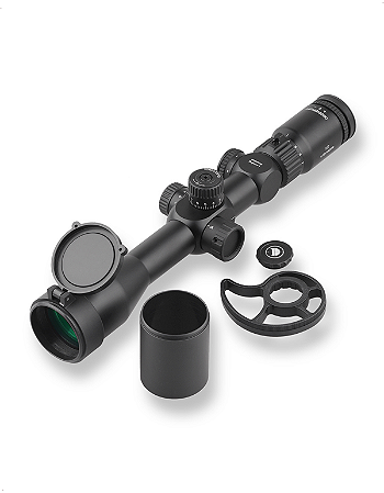 Luneta Discovery HT GEN2 4-16x44 SFIR FFP Tubo 30mm Iluminada com Mount para Carabina PCP, .22 e .308