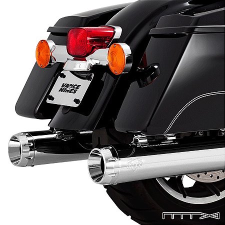 Ponteira Vance & Hines Daytona 400 - Cromada - Touring 2017 - 2023