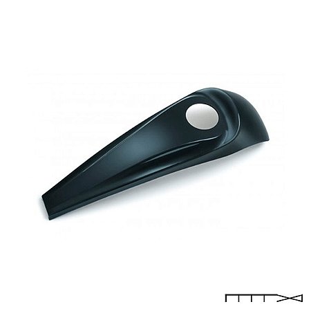 Acabamento do Tanque Modelo Smooth Dash Console By Jim Nasi - Preto - Touring 2008 - 2019 - Kuryakyn