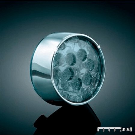 Lente Do Pisca Traseiro Com Led - Fume - Harley Davidson Com Pisca Bullet - Kuryakyn