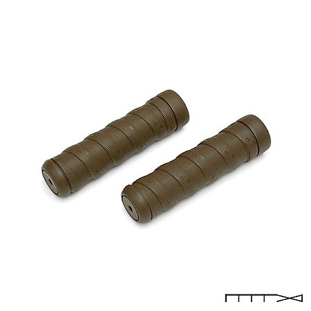 Manopla Modelo Classic Wrap Universal Marrom 1" Polegada - Kuryakyn
