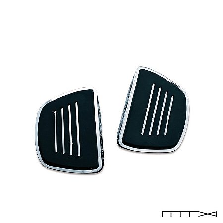 Mini Plataforma Para Piloto Modelo Premium - Cromada - Softail 2018 - 2020 - Kuryakyn