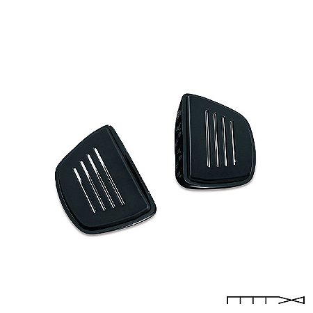 Mini Plataforma Para Piloto Modelo Premium - Preto - Softail 2018 - 2020 - Kuryakyn