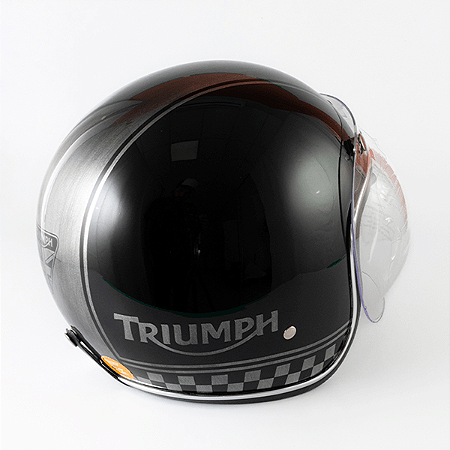 Capacete Aberto - Origine Primo - Customizado por MTX Imports - Triumph Preto