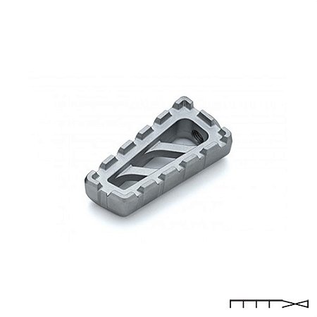 Pedal de Câmbio e de Freio Cromado Modelo Riot - Kuryakyn