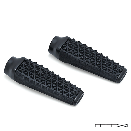Pedaleira Para Piloto Modelo Thresher - Preto - Softail 2018 - 2020 - Kuryakyn