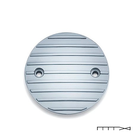 Tampa do Timing Cover Cromado para Milwaukeen Eight - Kuryakyn