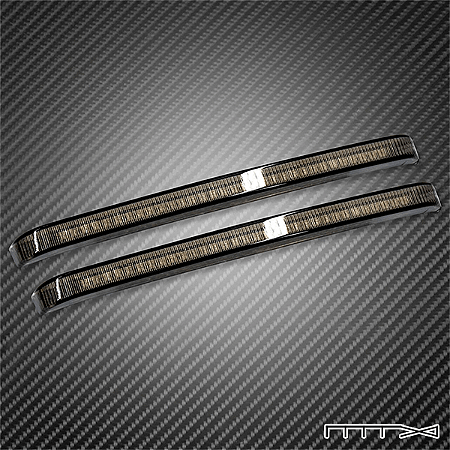Acabamento Fumê Mod. Slim em LED do Alforge Touring Harley Davidson - CH Parts