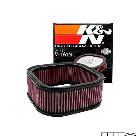 Filtro de Ar K&N - Harley Davidson - V-Rod 2002 - 2015