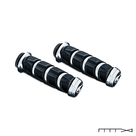 Manopla Modelo Kinetic para Harley Davidson com Acelerador Eletronico - Cromado