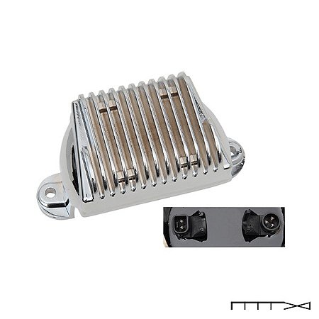 Retificador - Regulador de Voltagem cromado para Touring 2009 - 2016 - Drag Specialties