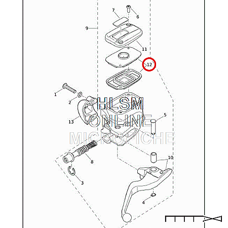 Junta do cilindro mestre para Softail 15-22 -  Drag Specialties