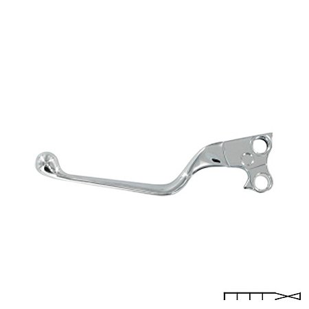 Manete Cromado da embreagem para Touring 08 - 13(Road King 08 - 16) - Drag Specialties