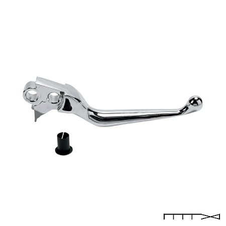 Manete Cromado do Freio para Harley Davidson 96 - 13 - Drag Specialties