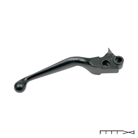 Manete Preto do Freio para Harley Davidson 1996 - 2017 - Drag Specialties