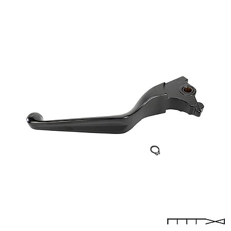 Manete Preto do Freio para Sportster 2014 - 2020 - Drag Specialties