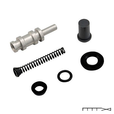 Kit de Reparo do Cilindro Mestre do Freio Dianteiro Harley Davidson (1 Disco) - Drag Specialties