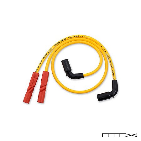 Cabo de Vela de Alta Performance - Amarelo - Touring 2009 - 2016 - Accel