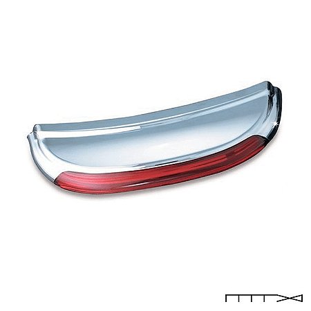 Acabamento da Barra dos Piscas Traseiros com Break Light - Street Glide 2010 - 2013