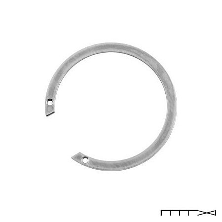 Anel de Retenção do Disco de Pressão da Embreagem - Dyna 90-17 / Softail e Touring 90-23 - Eastern Parts