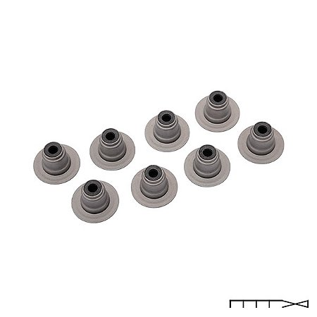 Kit de Vedação da Haste da Válvula do Motor - Motor Milwaukee Eight M8 - James Gaskets (Pct. 8 unids.)