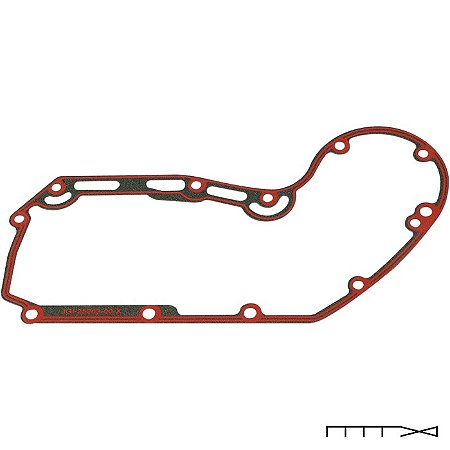 Junta da tampa de engrenagens Sportster XL 2000 - 2020 - James Gaskets