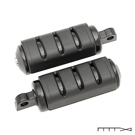 Pedaleira Modelo Iso Larga - Preta - Kuryakyn