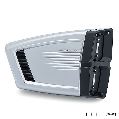 Filtro de Ar Modelo Hypercharger ES - Cromado com Borboletas em Preto  - Motor Twin Cam 1999 - 2017