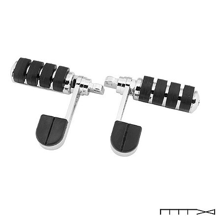 Pedaleira Modelo Iso - com Apoio para o Calcanhar