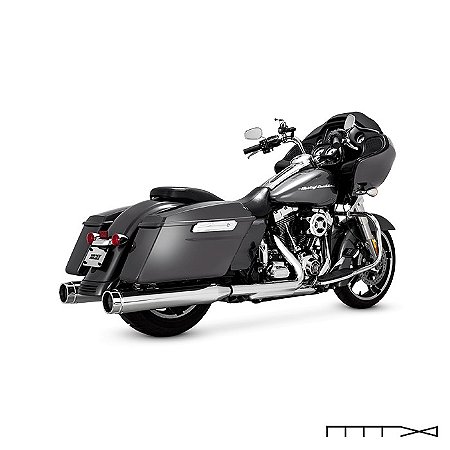 Ponteira Vance & Hines Torquer 450 - Cromada - Touring 1995 - 2016