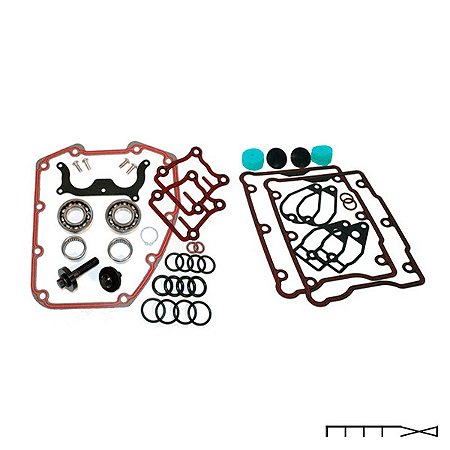 Kit de Instalação do Eixo de Comando de Válvulas para Motor Twin Cam 1999-2006 – Feuling