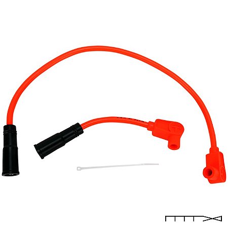 Cabo De Vela De 8mm Laranja – Para Harley-Davidson 1999-2017 – Sumax