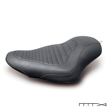Banco do Piloto - Solo Tripper ™ Tuck And Roll 11´´ - Mustang - XL Sportster 2004 - 2020