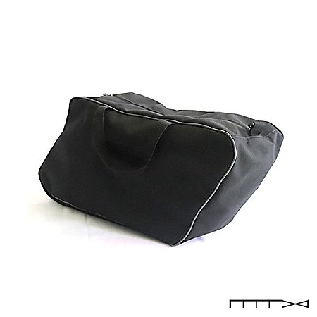 Bolsa Interna Lateral em Nylon Preta para Alforje Rígido Mod. HD Touring