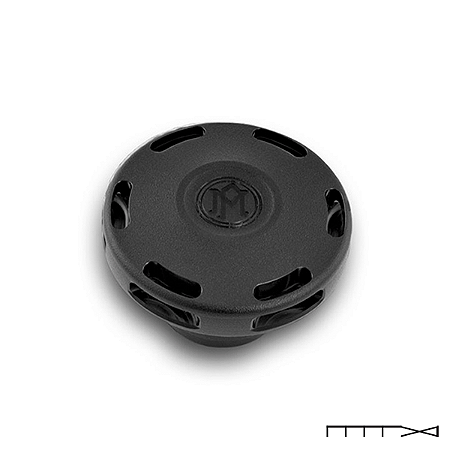 Tampa do Tanque de Combustível Apex - Preto - Harley Davidson 1996 - 2018 - Performance Machine