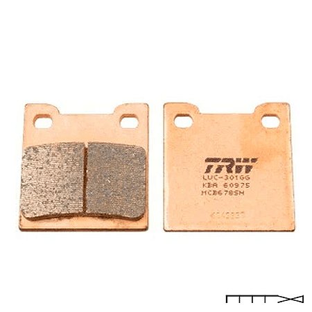 Pastilha de Freio Sinterizada Traseira TRW - Suzuki RF 900 R 1994 - 1997