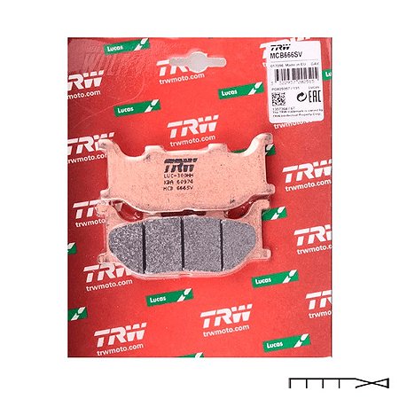 Pastilha de Freio Sinterizada Dianteira TRW - Yamaha Diversos Modelos