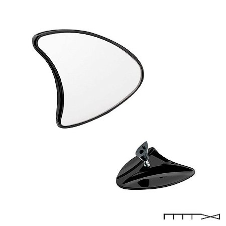 Retrovisor para A Parte Interna da Carenagem - Preto - Electra Glide E Street Glide