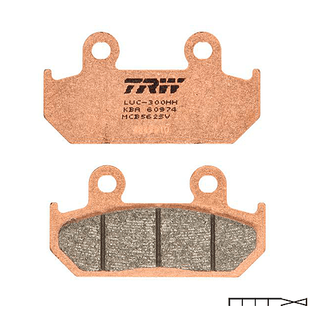 Pastilha de Freio Sinterizada Dianteira TRW - Honda XRV 750 Africa Twin 1990 - 1992