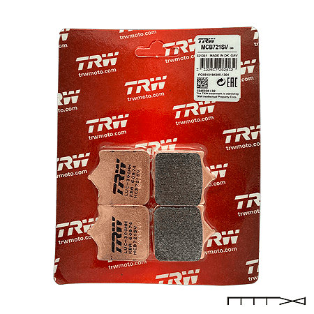 Pastilha de Freio Sinterizada TRW - Aprilia, Benelli, Bimota, Ducati, Husqvarna, Ktm e Triumph