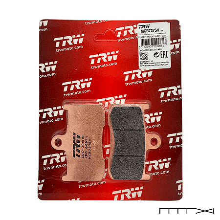 Pastilha de Freio Sinterizada Dianteira TRW - Indian, Kawasaki, Ktm, Suzuki e Triuph