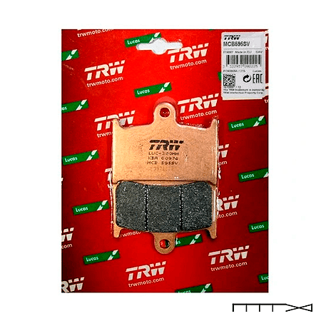 Pastilha de Freio Sinterizada Dianteira TRW - Triumph 1700 Thunderbird 2012 - 2018